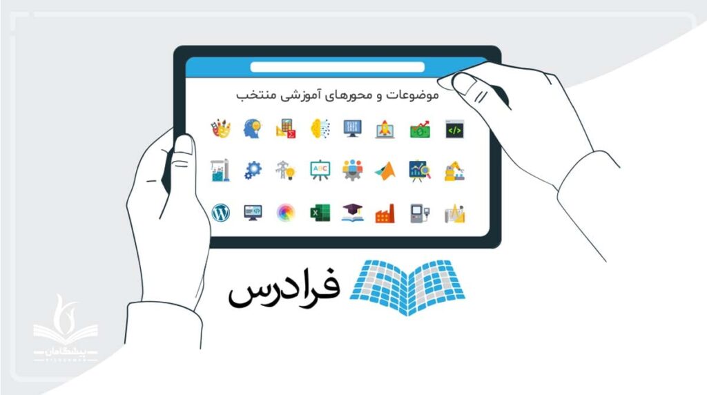 فرادرس یکی از قدیمی‌ترین و بزرگ‌ترین استارتاپ های آموزشی